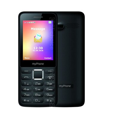 Mobiltelefon, Okostelefon - myPhone 6310 2G, fekete, Dual SIM