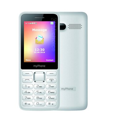 Mobiltelefon, Okostelefon - myPhone 6310 2G, fehér, Dual SIM