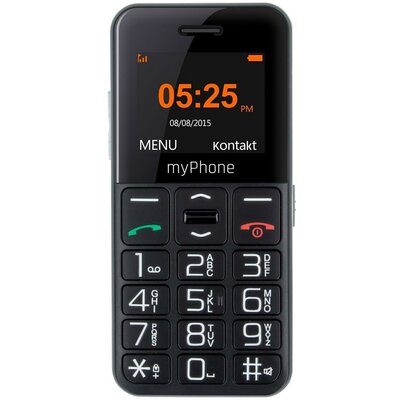 Mobiltelefon, Okostelefon - myPhone Halo Easy, fekete