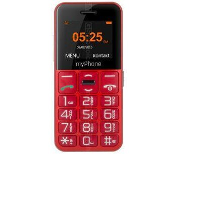 Mobiltelefon, Okostelefon - myPhone Halo Easy, piros
