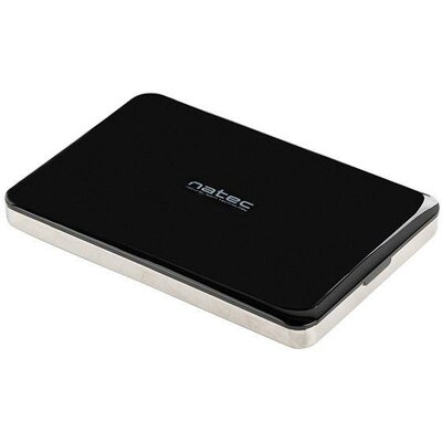 Natec OYSTER 2külső USB 3.0 ház for 2.5" SATA HDD-hez/SSD,fekete slim alumínium