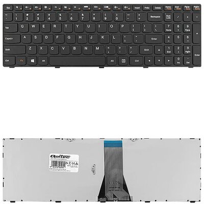 Qoltec notebook billentyűzet Lenovo G50-30 G50-45 G50-70, fekete, angol kiosztás