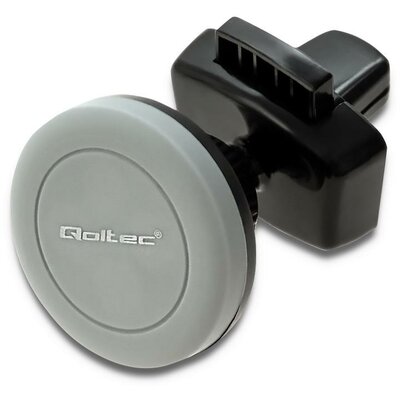 Qoltec Car holder, magnetic, on a ventilation grid, Black