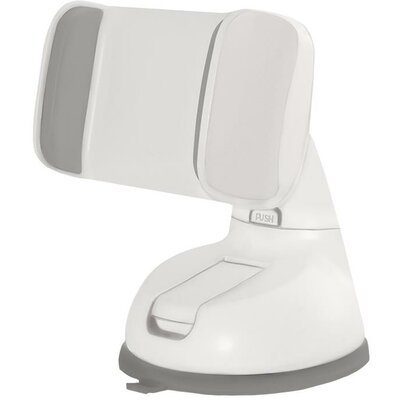 Qoltec állítható autós telefontartó szélvédőre smartphone 2.0-6.0" fehér