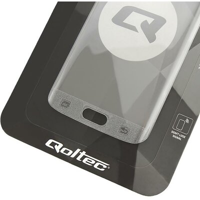 Qoltec Premium kijelzővédő üvegfólia - Samsung Galaxy S7 edge, full cover