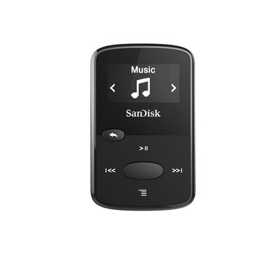 Sandisk CLip Jam MP3 Lejátszó 8GB, microSDHC, FM rádióval, fekete