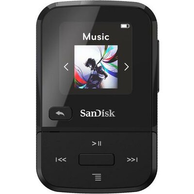 Sandisk CLIP SPORT GO MP3 Lejátszó 16GB, fekete