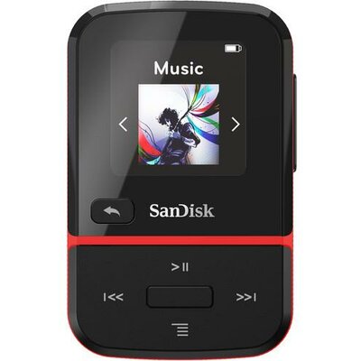 Sandisk CLIP SPORT GO MP3 Lejátszó 32GB, piros