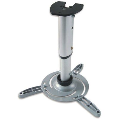Techly Universal projector ceiling mount 30/37 cm, 15 kg, silver