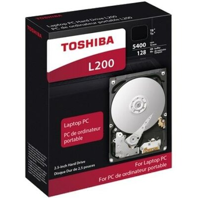 Belső merevlemez, HDD - Toshiba L200 2,5" 1TB SATA2 5400RPM 128MB