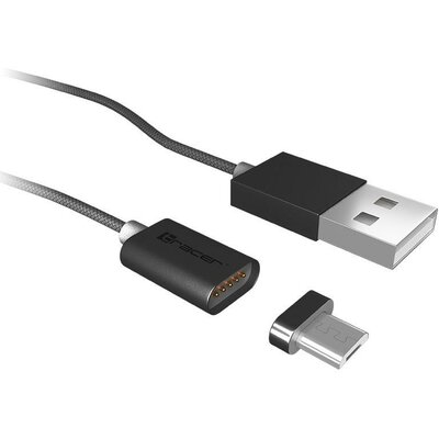 Mágneses kábel TRACER USB 2.0 AM - micro 1,0m fekete