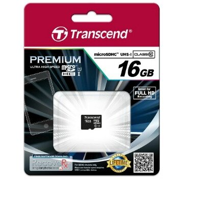 Transcend Micro SDHC 16GB Class 10 UHS-I memóriakártya