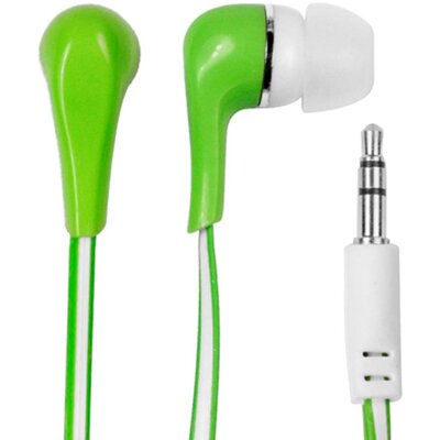 MSONIC sztereó fülhallgató, szilikon MH132EE zöld