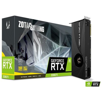 Videokártya ZOTAC GAMING GeForce RTX 2080 Ti, 11GB GDDR6, HDMI, 3xDP, USB-C