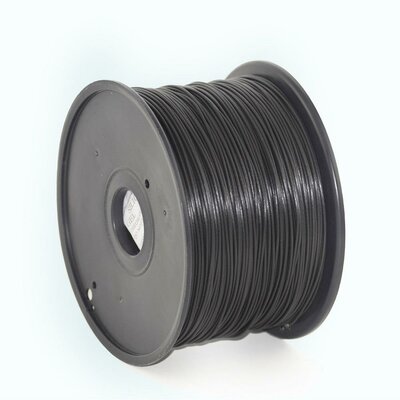 3D nyomtatószál - Gembird PLA fekete, 1,75mm, 1kg