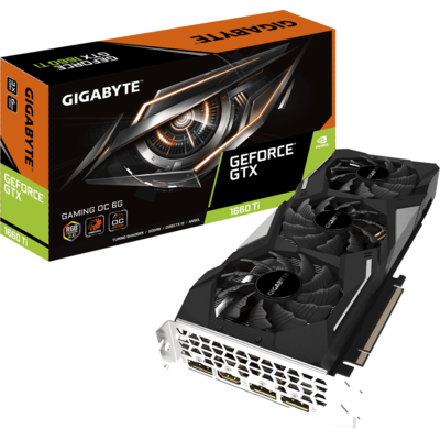 Videokártya Gigabyte GeForce GTX 1660 Ti GAMING OC 6G, 6GB GDDR6, 3xDP, HDMI