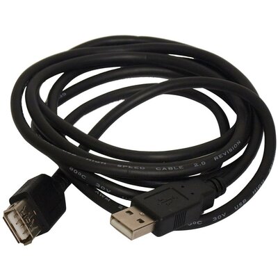 ART hosszabbító kábel USB 2.0 A apa-A anya 1.8M oem