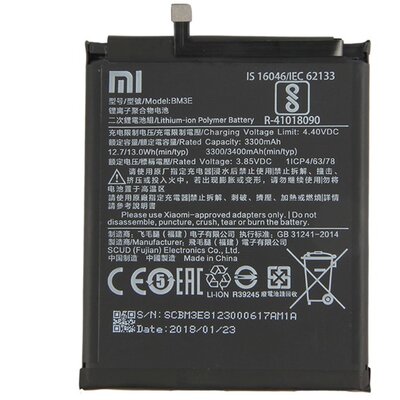 Xiaomi BM3E gyári akkumulátor 3300 mAh LI-Polymer [Xiaomi Mi 8]