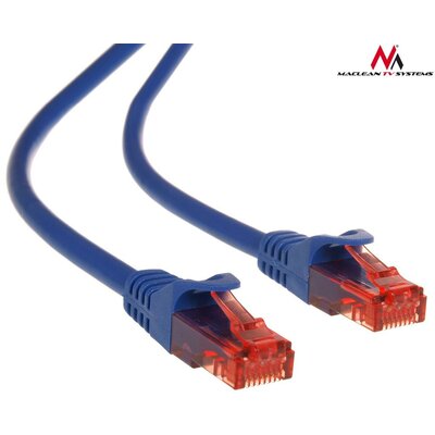 Maclean MCTV-301N hálózati kábel UTP cat6 kábel plug-plug 1m kék