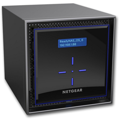 Hálózati adattároló, NAS - Netgear READYNAS 424 DISKLESS 4 Bays (RN42400)