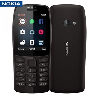 Mobiltelefon, Okostelefon - Nokia 210 (2019) 2SIM / DUAL SIM két kártya egy időben, fekete
