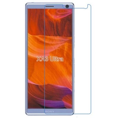 Kijelzővédő fólia, törlőkendővel (nem íves) CLEAR, átlátszó [Sony Xperia 10+ Plus (L4213)]