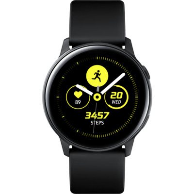 Samsung Galaxy Watch Active (SM-R500NZKA) okosóra (szilikon csuklópánt), fekete