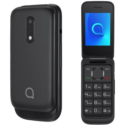 Mobiltelefon, Okostelefon - ALCATEL OT-2053D (Volcano Black) 2SIM / DUAL SIM két kártya egy időben