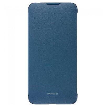 Huawei 51992903 Telefontok álló, bőr hatású (flip, oldalra nyíló) Kék [Huawei Y7 2019 (Y7 Prime 2019)]