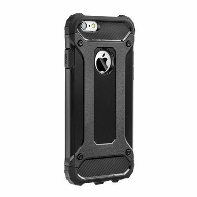 FORCELL ARMOR szilikon + műanyag hibrid hátlapvédő telefontok - XIAOMI Redmi NOTE 7, Fekete