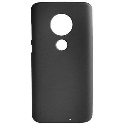 Hátlapvédő telefontok gumi / szilikon (matt) Fekete [Motorola Moto G7 (XT1962)]