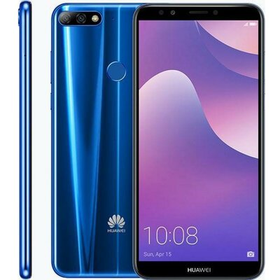 Mobiltelefon, Okostelefon - Huawei Y7 Prime 2018, Dual SIM, 32GB / 3GB, kék
