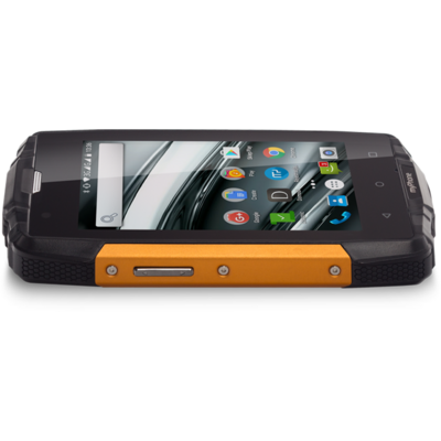 Mobiltelefon, Okostelefon - myPhone HAMMER IRON 2 3G, 8GB, Dual SIM, fekete/narancs