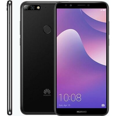 Mobiltelefon, Okostelefon - Huawei Y7 Prime 2018, Dual SIM, 32GB / 3GB, fekete
