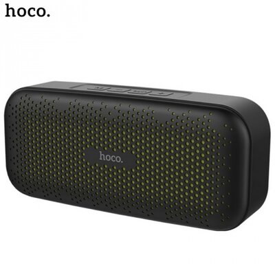 Hoco BS23 BLUETOOTH hordozható hangszóró (v4.1, 3.5mm jack csatlakozó, mikrofon, 5W teljesítmény), fekete