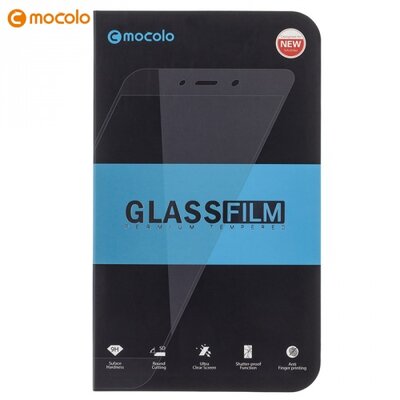 MOCOLO Kijelzővédő üvegfólia (5D full glue, íves, teljes felületén tapad, karcálló, 0.3 mm, 9H), Fekete [Asus Zenfone Max Pro (M2) ZB631KL]