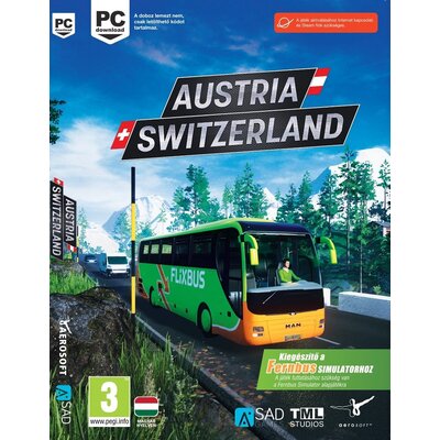 Fernbus Simulator Ausztira/Svájc (PC)
