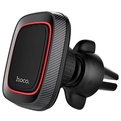 HOCO CA23 autós tartó (szellőzőre, 360°-ban forgatható, mágneses) FEKETE