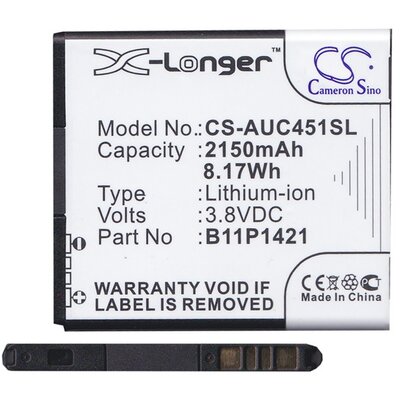 CAMERON SINO CS-AUC451SL utángyártott akkumulátor 2150 mAh LI-ION (B11P1421 kompatibilis) [Asus Zenfone C (ZC451CG)]