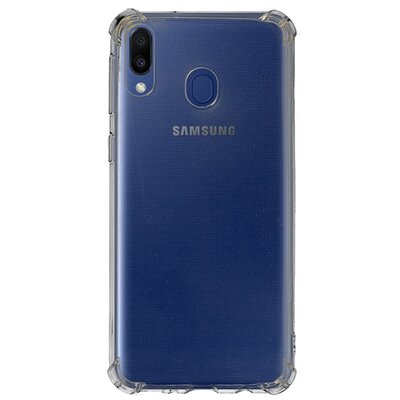 Hátlapvédő telefontok gumi / szilikon (shockproof, légpárnás sarok) Átlátszó [Samsung Galaxy M20 (SM-M205F)]