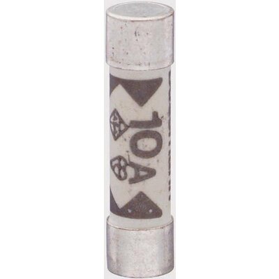Multiméter biztosíték (Ø x H) 6.3 mm x 25.4 mm 10 A 600 V TRU COMPONENTS FUSE F2 Tartalom 1 db