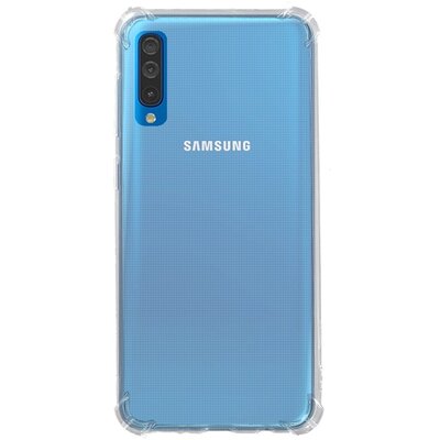 Hátlapvédő telefontok gumi / szilikon (légpárnás keret) Átlátszó [Samsung Galaxy A50 (SM-A505F)]