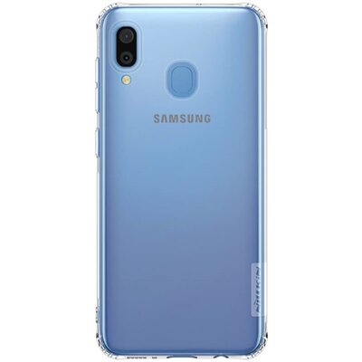 Nillkin Nature hátlapvédő telefontok gumi / szilikon (közepesen ütésálló, légpárnás sarok, 0.6 mm, ultravékony) Átlátszó [Samsung Galaxy A20 (SM-A205F), Samsung Galaxy A30 (SM-A305F)]