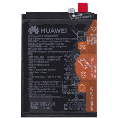 HUAWEI HB396286ECW gyári akkumulátor 3400 mAh LI-Polymer [Huawei P Smart (2019), Huawei Honor 10 Lite]