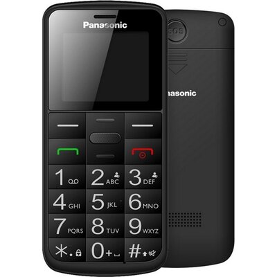 Mobiltelefon készülék, okostelefon PANASONIC KX-TU110 Senior (Black), Nagy gomb és kijelző, vészhívó gomb!