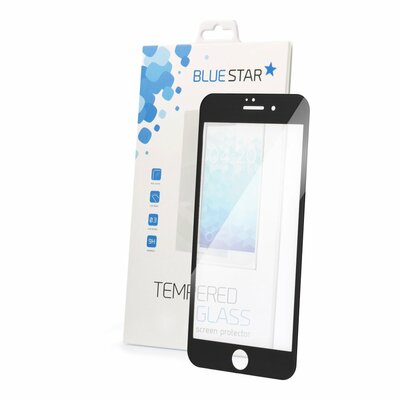 Bluestar 5D kijelzővédő üvegfólia, ráhajló, a kerekítést fedi - Apple iPhone Xs 5,8", fekete