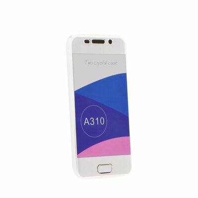 360' fokos elő- és hátlapi szilikon telefontok - Samsung Galaxy A40, átlátszó/színtelen
