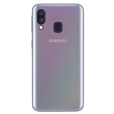 Hátlapvédő telefontok gumi / szilikon (ultravékony) Átlátszó [Samsung Galaxy A40 (SM-A405F)]