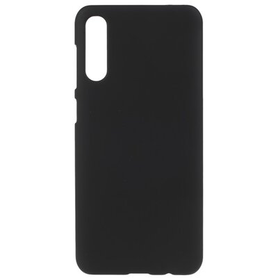 Műanyag Hátlapvédő telefontok (gumírozott) Fekete [Samsung Galaxy A50 (SM-A505F)]