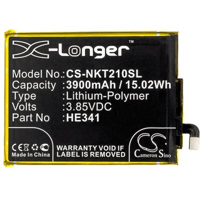 CAMERON SINO CS-NKT210SL utángyártott akkumulátor 3900 mAh LI-Polymer (HE341 kompatibilis) [Nokia 2.1]